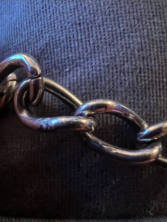 ESCADA Women’s Silver Tone Adjustable Equestrian Chain Link Horse Bit Belt main image 5